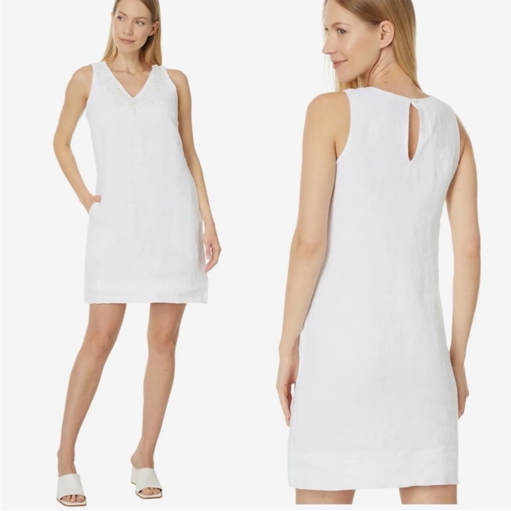 Tommy Bahama White Linen Dress